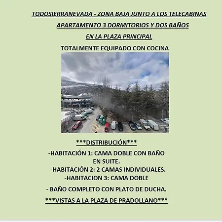 & Snow - Plaza De Pradollano - Junto A Telecabinas By Todosierranevada 시에라네바다