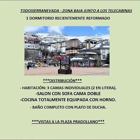 아파트 & Snow - Plaza De Pradollano - Junto A Telecabinas By Todosierranevada *
