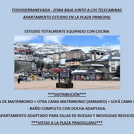 Апартаменты & Snow - Plaza De Pradollano - Junto A Telecabinas By Todosierranevada