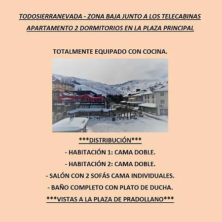 Ski&snow - Plaza De Pradollano - Junto A Telecabinas By Todosierranevada