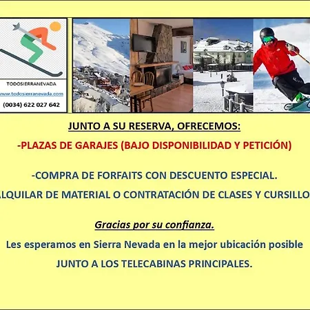 & Snow - Plaza De Pradollano - Junto A Telecabinas By Todosierranevada *